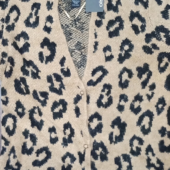 Olsen Cora Long Cardigan Sweater Golden Glam S M 8 - Picture 3 of 11